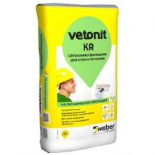 Weber Vetonit KR Шпаклевка Финишная полимерная Ветонит КР 20 кг