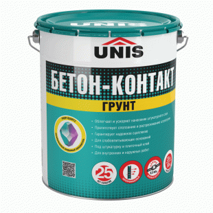 UNIS Юнис Бетон-Контакт Грунтовка 20 кг
