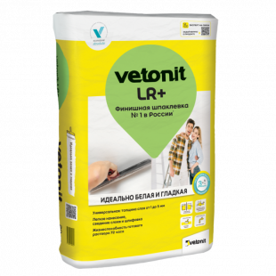 Weber Vetonit LR + Шпаклевка Финишная полимерная Ветонит ЛР + 22 кг