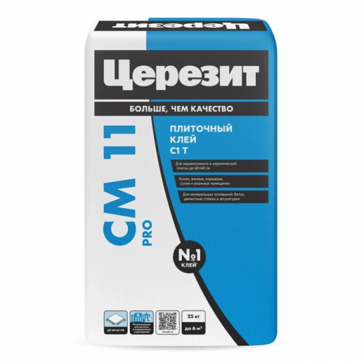 Церезит СМ 11 Клей для плитки 25 кг Ceresit CM 11