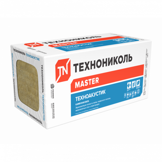 Утеплитель Технониколь ТехноАкустик 1200х600х50 мм