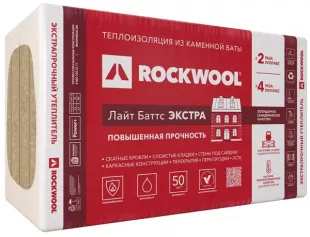 Утеплитель Rockwool Лайт Баттс Экстра 1000х600х100 мм