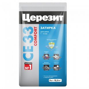 Затирка ЦЕРЕЗИТ CE 33 COMFORT 5 кг
