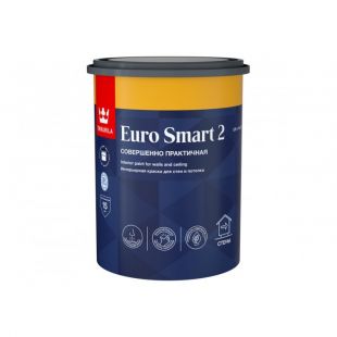 Интерьерная краска Tikkurila EURO SMART 2 база A глубоко матовая 0,9 л