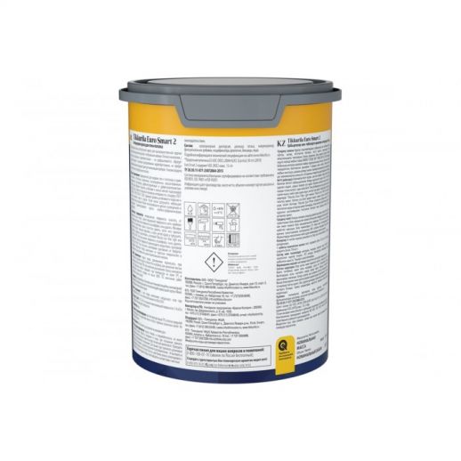 Интерьерная краска Tikkurila EURO SMART 2 база A глубоко матовая 0,9 л