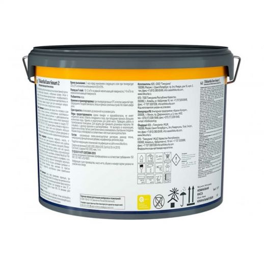 Интерьерная краска Tikkurila EURO SMART 2 база A глубоко матовая 9 л