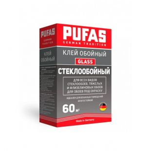 ПУФАС клей стеклообойный 60 м2, 500гр (сухой)
