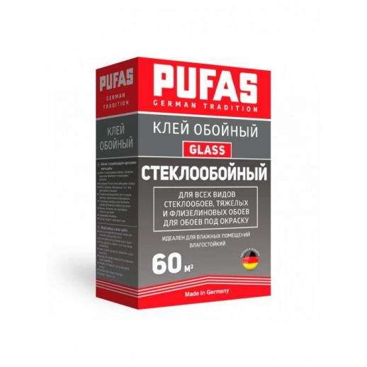 ПУФАС клей стеклообойный 60 м2, 500гр (сухой)