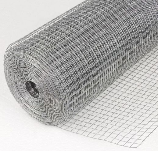 Сетка сварная оцинкованная ССЦПр 25×25×1,6 мм, рулон 1×50 м (50 м²)