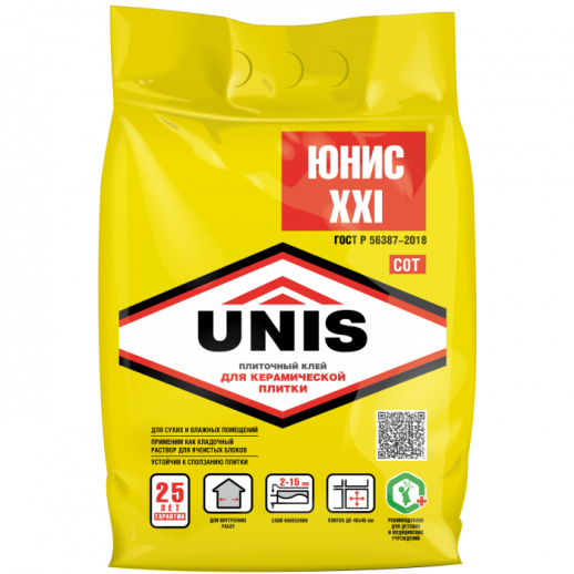 Юнис XXI / 21 Плиточный клей 5 кг