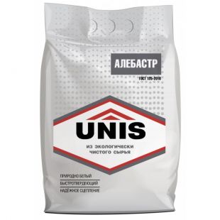 ЮНИС АЛЕБАСТР Гипсовый ремонтно-монтажный состав 5кг