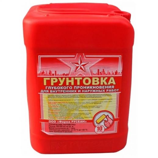 Русеан Грунтовка глубокого проникновения 10 л