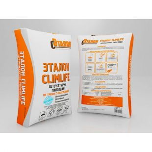 Эталон ClimLife Штукатурка гипсовая 30 кг серая
