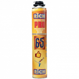 Монтажная пена Rich 65 Pro профессиональная 950 гр. Всесезонная